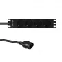 Plaukta barošanas sadales bloks Lanview LVR-2MSCH-SCH-C13-4 — Lanview barošanas sadales bloka modelis LVR-2MSCH-SCH-C13-4