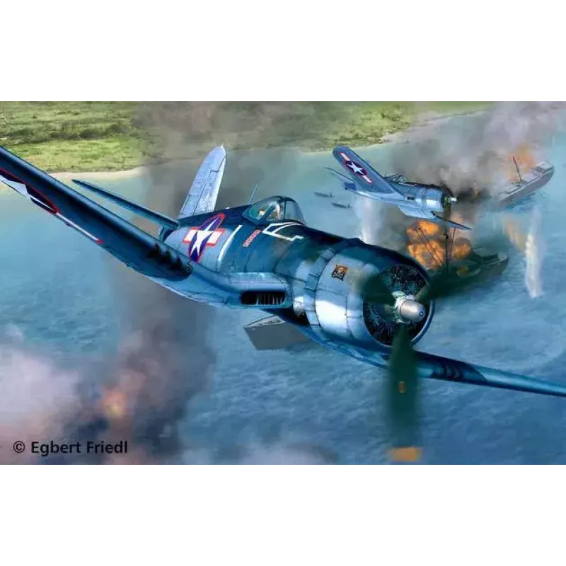 Saliekams lidmašīnas modelis Revell Vought F4U-1A CORSAIR