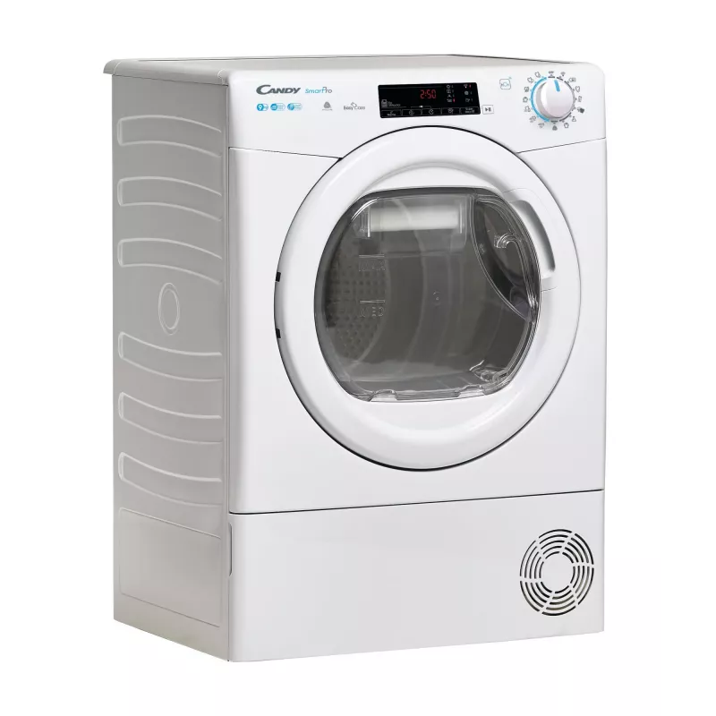 Candy Smart Pro CSOE H9A2TE-S veļas žāvētājs Brīvstāvošs Ielādēšana no priekšas 9 kg Balts
