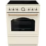 Gorenje GECS6B70CLI Brīvi stāvoša plīts Keramikas virsma Bēša
