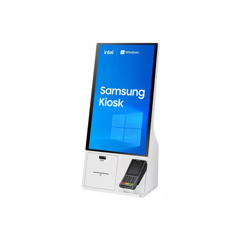 Samsung KM24C-C Kioska dizains 61 cm (24 collu) LED 250 cd/m² Full HD Balts Skārienekrāns Iebūvēts procesors Windows 10 IoT Enterprise 16/7
