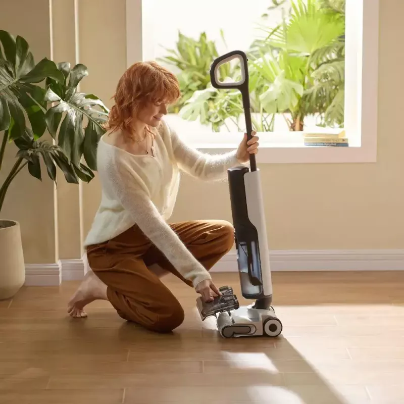 Roborock F25 ACE Elektriskais mops, ar akumulatoru, Sausā tīrīšana, Melns, Balts, 4 Ah