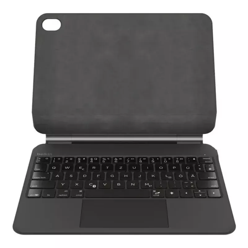Tastatūra Belkin BBZ002de-V3 QWERTZ vācu Bluetooth melna skārienpaliktnis