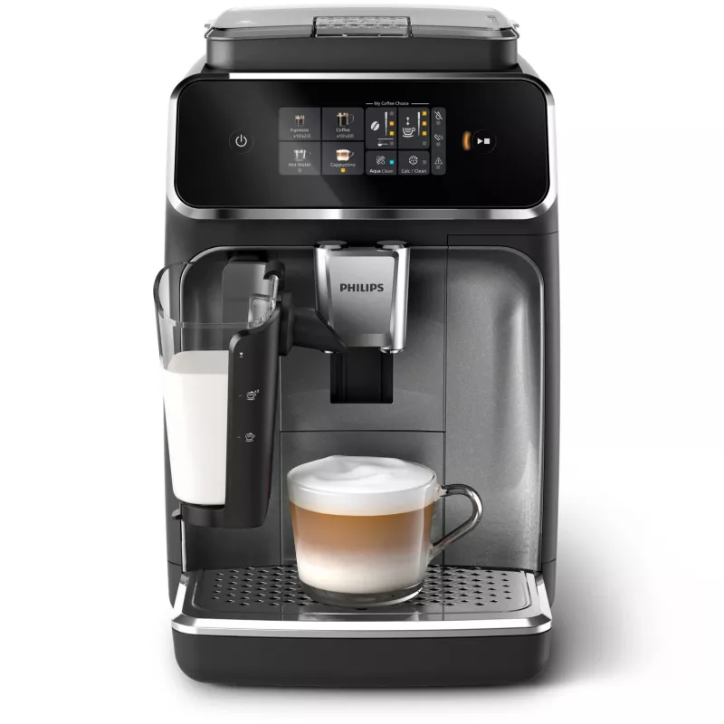 Philips Series 2300 EP2339/40 LatteGo automātiskā espreso kafijas automāts, Black Panthera/Chrome