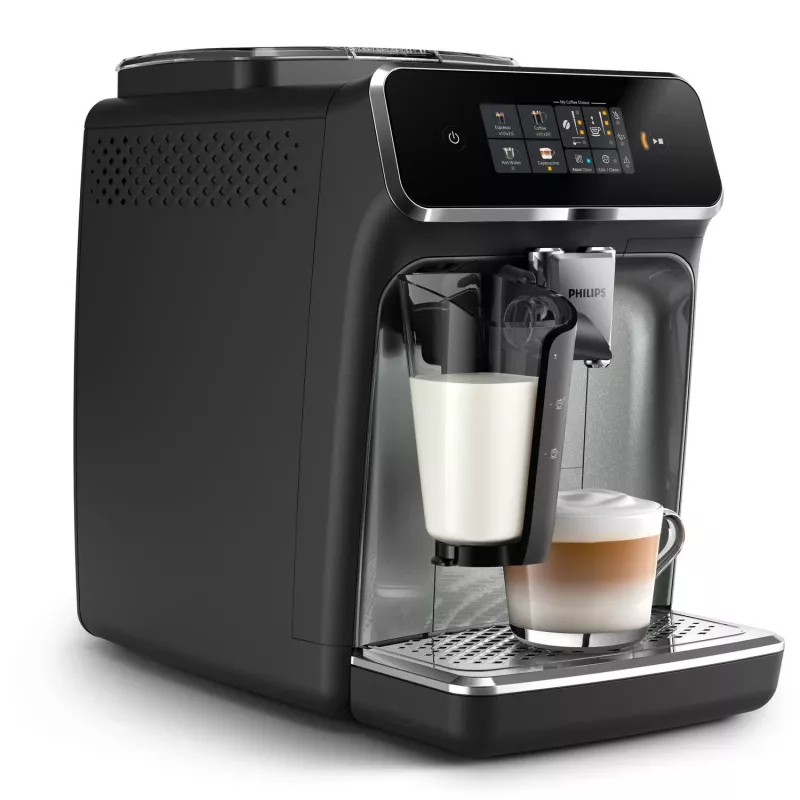 Philips Series 2300 EP2339/40 LatteGo automātiskā espreso kafijas automāts, Black Panthera/Chrome