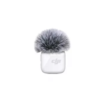 Bezvadu mikrofonu raidītājs ar piespraudi DJI CP.RN.00000430.01 — 100–20000 Hz, 3,87 V baterija, līdz 11,5 h, balts, 26,1×26,6×16 mm