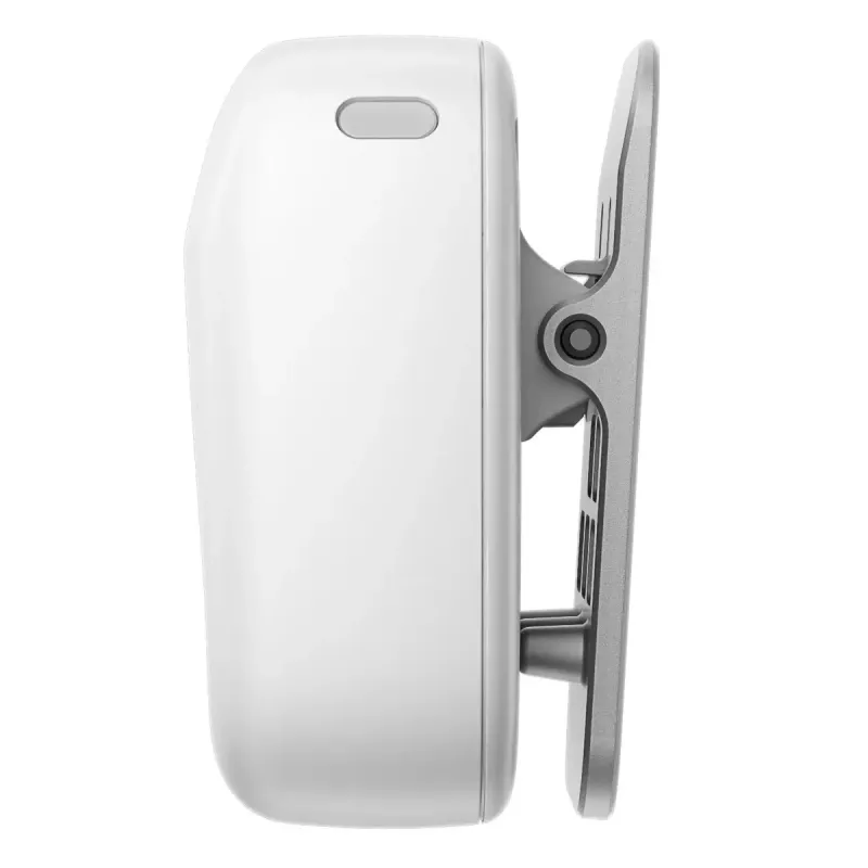Bezvadu mikrofonu raidītājs ar piespraudi DJI CP.RN.00000430.01 — 100–20000 Hz, 3,87 V baterija, līdz 11,5 h, balts, 26,1×26,6×16 mm
