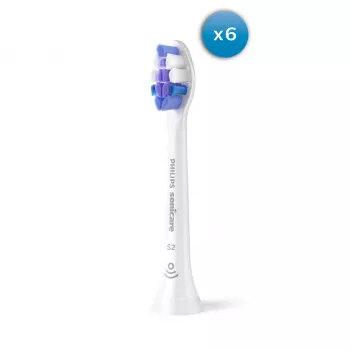 Philips Sensitive HX6056/87 6-pack birstes galviņas 6 gab. Balts