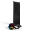 Montech LightFlow ARGB 360 Processor All-in-one liquid cooler 12 cm Melns 1 gab.