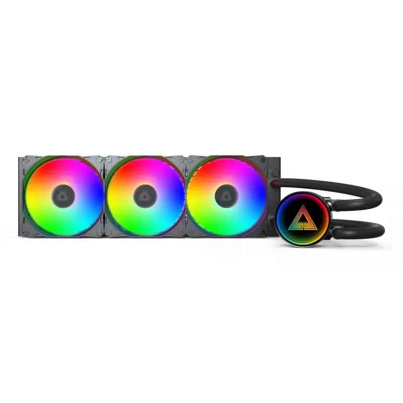 Montech LightFlow ARGB 360 Processor All-in-one liquid cooler 12 cm Melns 1 gab.