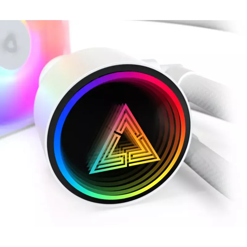 Montech LightFlow ARGB 360 Processor All-in-one liquid cooler 12 cm Melns 1 gab.