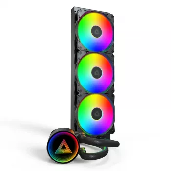 Montech LightFlow ARGB 360 Processor All-in-one liquid cooler 12 cm Melns 1 gab.