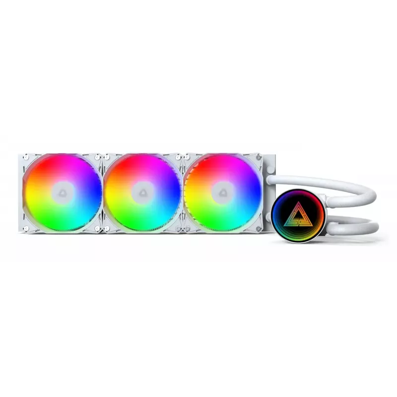 Montech LightFlow ARGB 360 procesora universāls šķidruma dzesētājs 12 cm balts 1 gab.