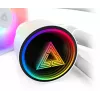 Montech LightFlow ARGB 360 procesora universāls šķidruma dzesētājs 12 cm balts 1 gab.