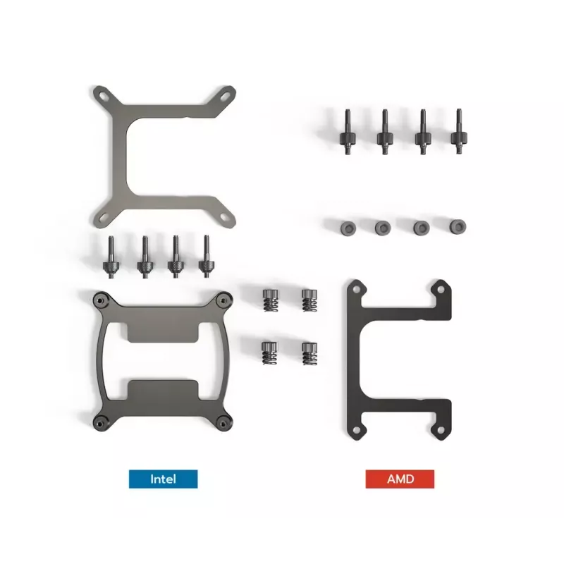 Montech LightFlow ARGB 360 procesora universāls šķidruma dzesētājs 12 cm balts 1 gab.