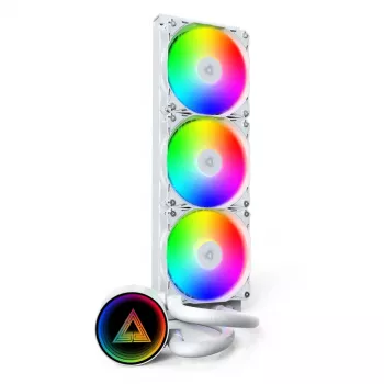 Montech LightFlow ARGB 360 procesora universāls šķidruma dzesētājs 12 cm balts 1 gab.