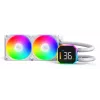 Montech HyperFlow Digital 240 procesora universālais šķidruma dzesētājs 12 cm Balts 1 gab.