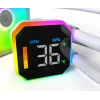 Montech HyperFlow Digital 240 procesora daudzfunkcionālais šķidruma dzesētājs 12 cm Melns 1 gab.