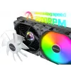 Montech HyperFlow Digital 240 procesora daudzfunkcionālais šķidruma dzesētājs 12 cm Melns 1 gab.