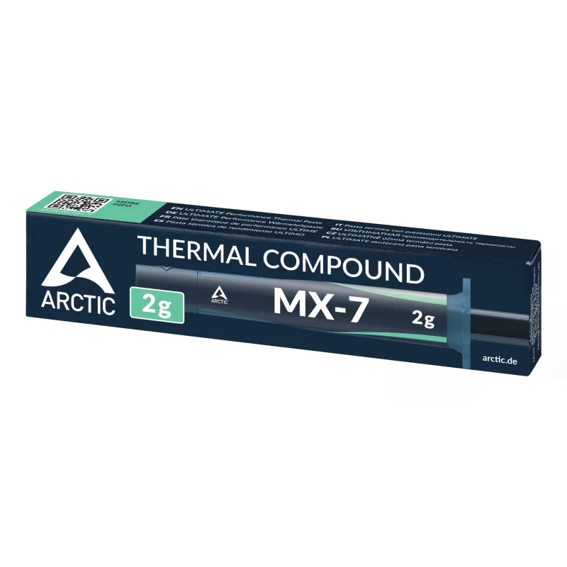 Termopasta Arctic MX-7 siltumizolējošs savienojums, termiskās saskarnes materiāls centrālajiem procesoriem un GPU