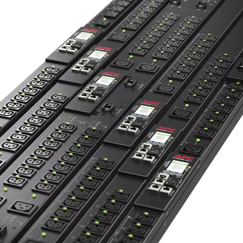 APC APDU9981EU3 jaudas sadales bloks (PDU) 24 maiņstrāvas ligzdu(-as) 0U melns