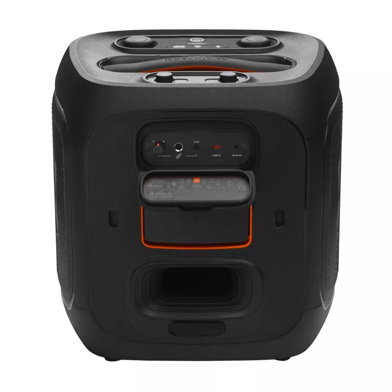 Mono portatīvais skaļrunis JBL Encore 2 Mono melns — 100 W, izturīgs pret šļakatām, Bluetooth un vadu savienojums