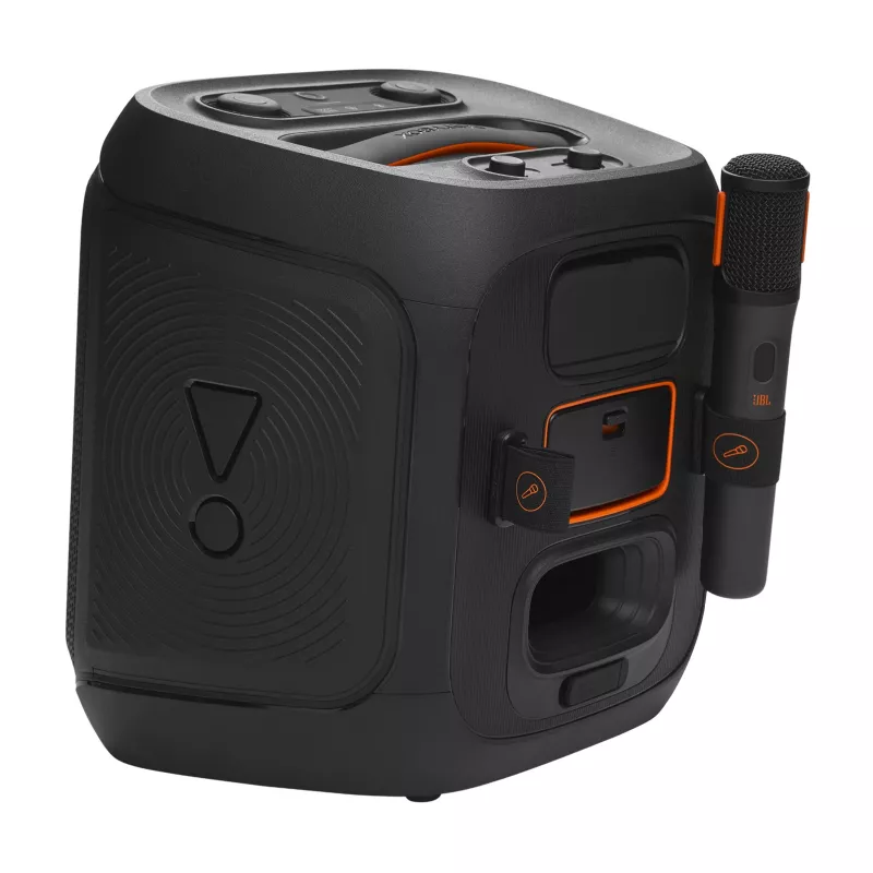 Mono portatīvais skaļrunis JBL Encore 2 Mono melns — 100 W, izturīgs pret šļakatām, Bluetooth un vadu savienojums