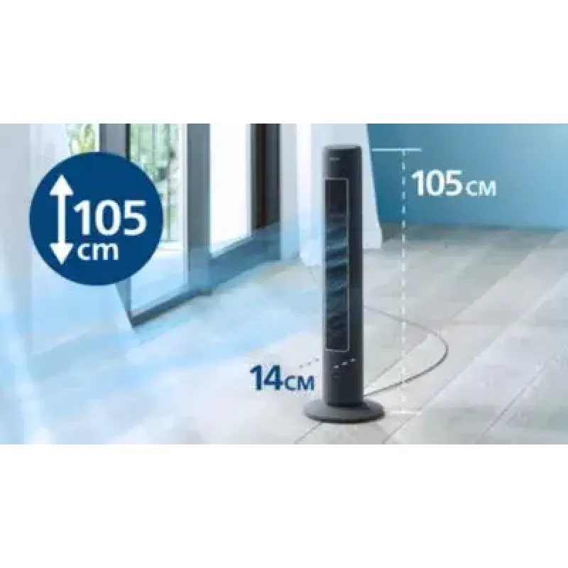 Philips 5000 sērija CX5535/11 torņa ventilators