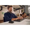Tastatūras un peles komplekts HP Multi-device USB/Bluetooth PR585C ar plaukstu balstu, melns, iekļauta pele