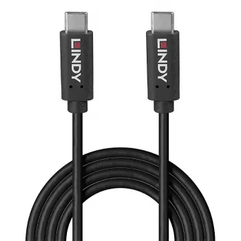 Lindy 36976 USB kabelis USB 3.2 Gen 2x2 1 m USB C Melns