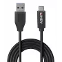 Lindy 36970 USB kabelis USB 3.2 Gen 2 (3.1 Gen 2) 0,5 m USB A USB C Melns