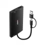 Lindy 43430 video kabeļa adapteris 0.11 m USB Type-C 2 x HDMI melns