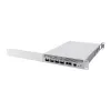 Tīkla slēdzis MikroTik CRS804-4DDQ-HRM — 10G Ethernet RJ-45 2 porti, konsole RJ-45, pelēks