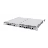 Tīkla slēdzis MikroTik CRS804-4DDQ-HRM — 10G Ethernet RJ-45 2 porti, konsole RJ-45, pelēks