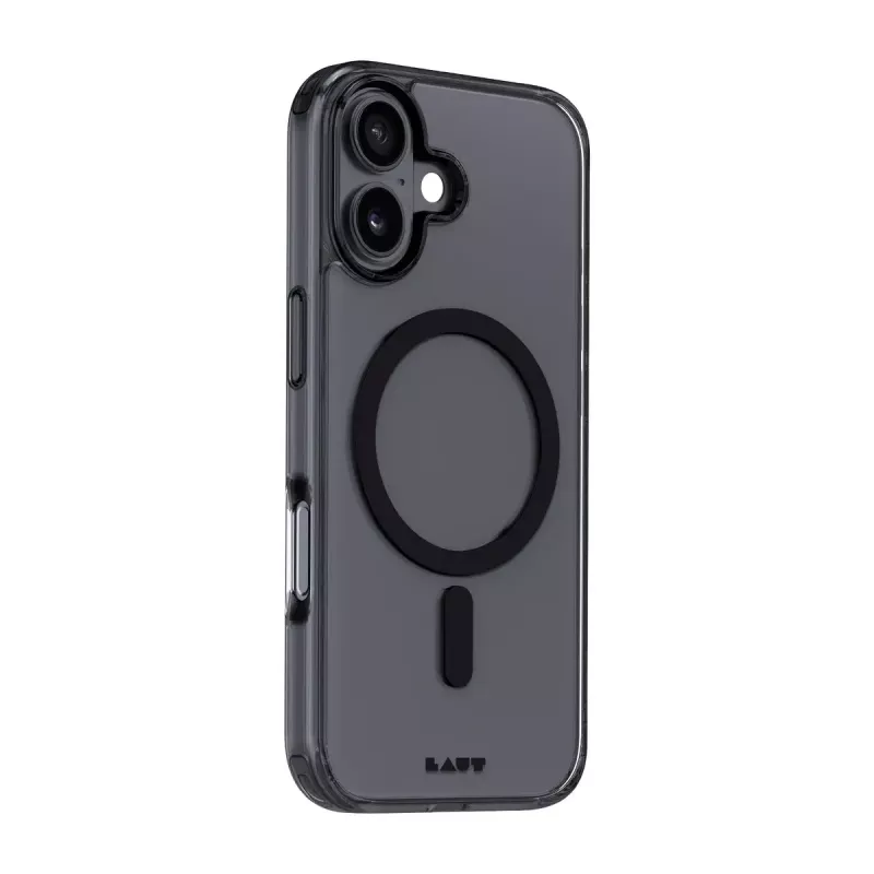 Vāciņš LAUT CRYSTAL FLURO iPhone 17 16 cm Melns