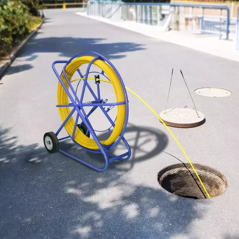 Extralink Pilot kabeļu ievilkšanas stienis, 8mm x 200m, stikla šķiedras FRP