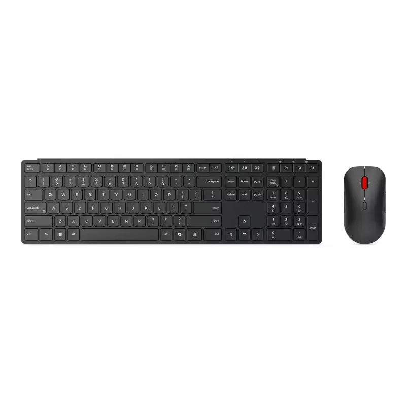 Lenovo Multi-Mode Pro Combo tastatūras un peles komplekts 6000-latviešu | Tastatūras un peles komplekts | Bezvadu | Pele iekļauta | Latviešu | Bluetooth | Eclipse Melns