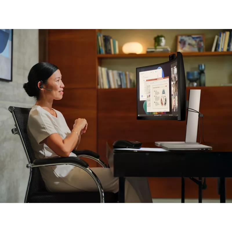 HP Series 5 Pro 49 collu DQHD konferenču monitors - 549pm, 124,5 cm (49 colli), 5120 x 1440 pikseļi, Dual QHD, LCD, 5 ms, Melns