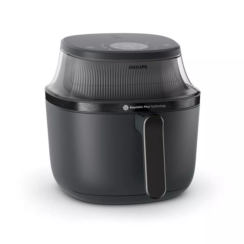 Karstā gaisa fritieris Philips 3000 sērija NA330/00 — 6,2 L, 1700 W, skārienvadība, LED, melns