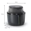 Karstā gaisa fritieris Philips 3000 sērija NA330/00 — 6,2 L, 1700 W, skārienvadība, LED, melns