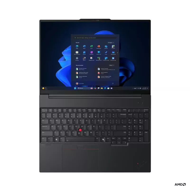 Lenovo ThinkPad E16 G3 AMD | Melns | 16 collas | IPS | WUXGA | 1920 x 1200 pikseļi | Pretatspīduma | AMD Ryzen 7 | 250 | 16 GB | SODIMM DDR5 | Cietvielu diska ietilpība 512 GB | AMD Radeon 780M Graphics | Windows 11 Pro | 802.11ax | Bluetooth versija 5.3 | Tastatūras valoda angļu | Tastatūras apgaismojums | Garantija 36 mēneši | Baterijas garantija 12 mēneši
