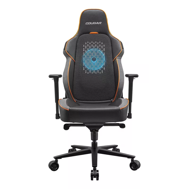 Spēļu krēsls COUGAR Gaming NxSys Aero Cietais sēdeklis Melns/Oranžs