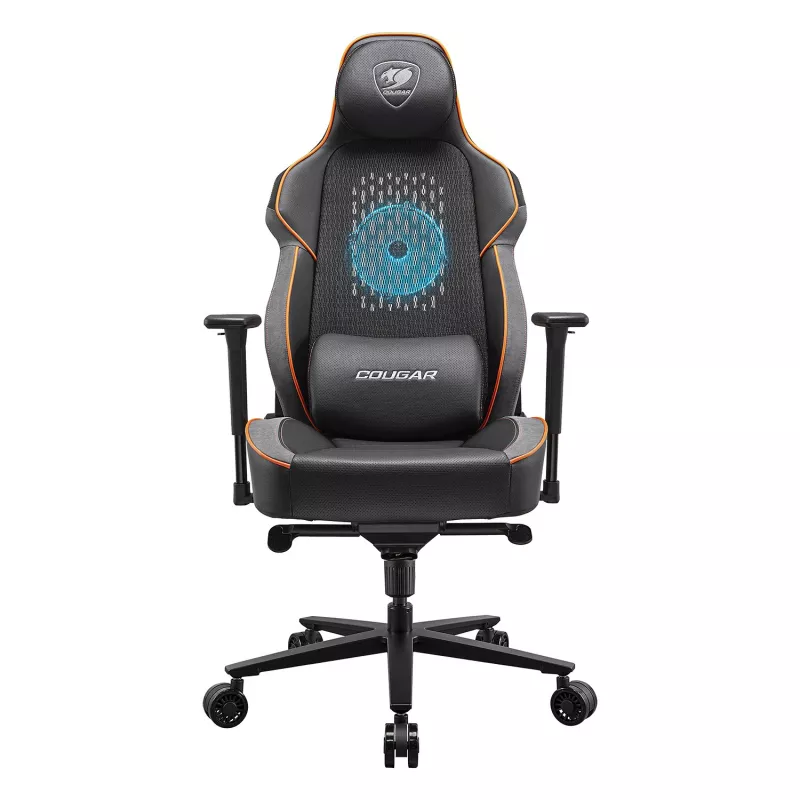 Spēļu krēsls COUGAR Gaming NxSys Aero Cietais sēdeklis Melns/Oranžs