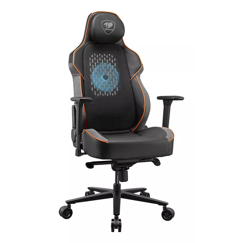 Spēļu krēsls COUGAR Gaming NxSys Aero Cietais sēdeklis Melns/Oranžs