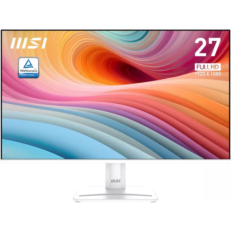 MSI Pro MP275W E2 datora monitors 68,6 cm (27 collas) 1920 x 1080 pikseļi Full HD LED balts