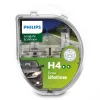 Philips LongLife EcoVision 12342LLECOS2 ilgāks kalpošanas laiks, 60 W, 12 V, H4, 3100 K, 2 gab.