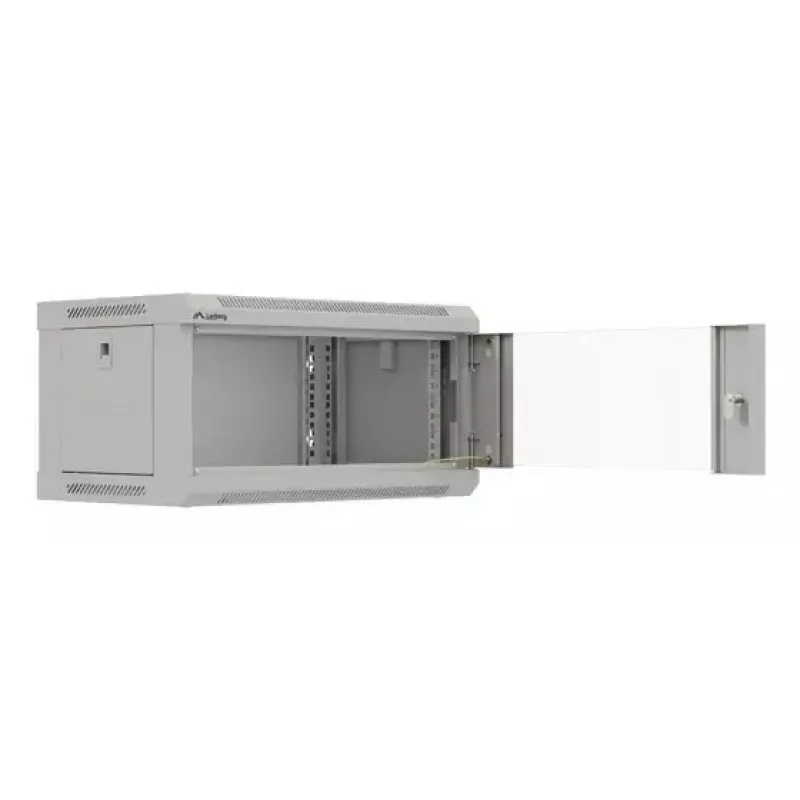 Pie sienas stiprināms rack skapis LANBERG WF03-5304-10S, 4U, 60 kg, pelēks, 281x540x350 mm