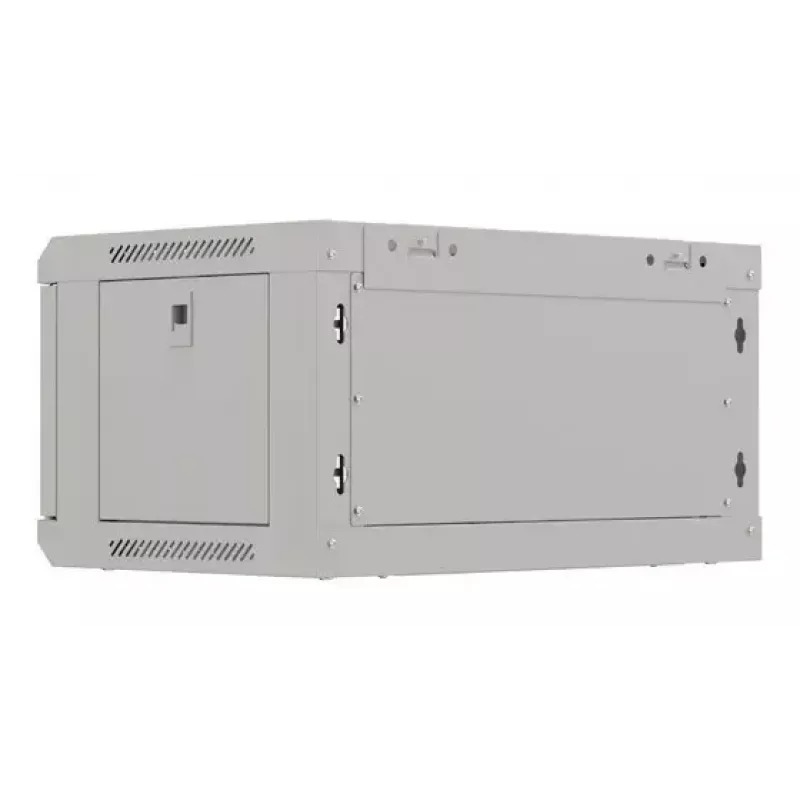 Pie sienas stiprināms rack skapis LANBERG WF03-5304-10S, 4U, 60 kg, pelēks, 281x540x350 mm