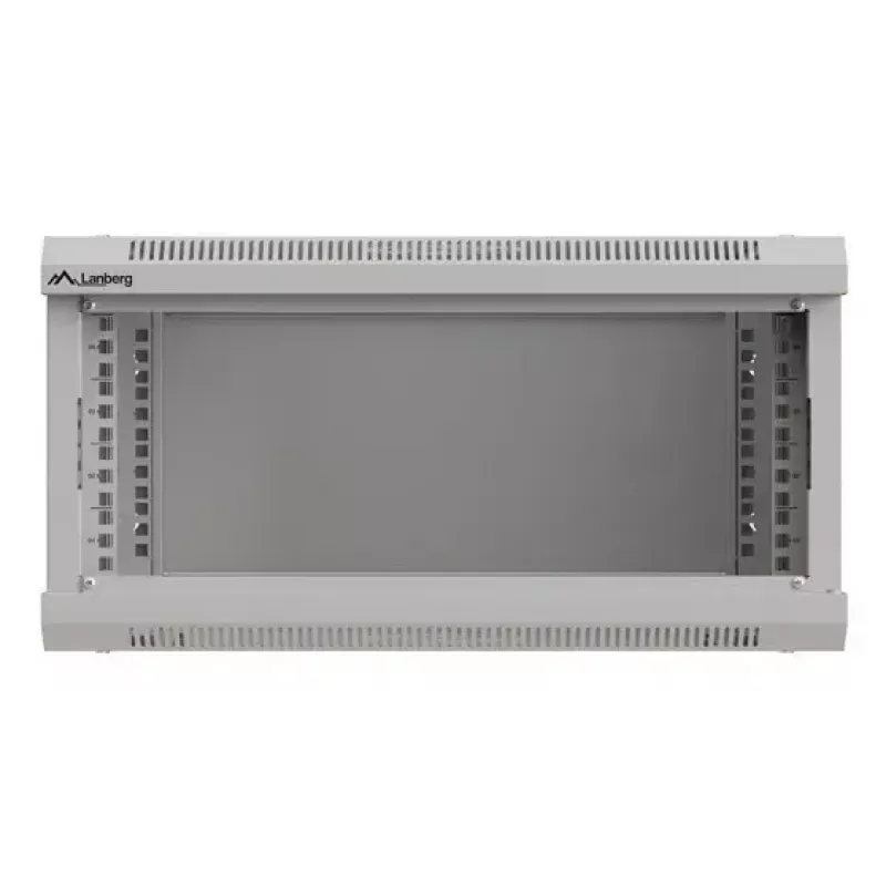 Pie sienas stiprināms rack skapis LANBERG WF03-5304-10S, 4U, 60 kg, pelēks, 281x540x350 mm