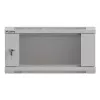 Pie sienas stiprināms rack skapis LANBERG WF03-5304-10S, 4U, 60 kg, pelēks, 281x540x350 mm